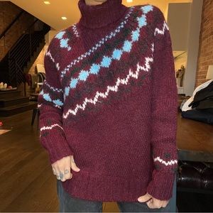 Derek lam 10 crosby fair isle turtleneck